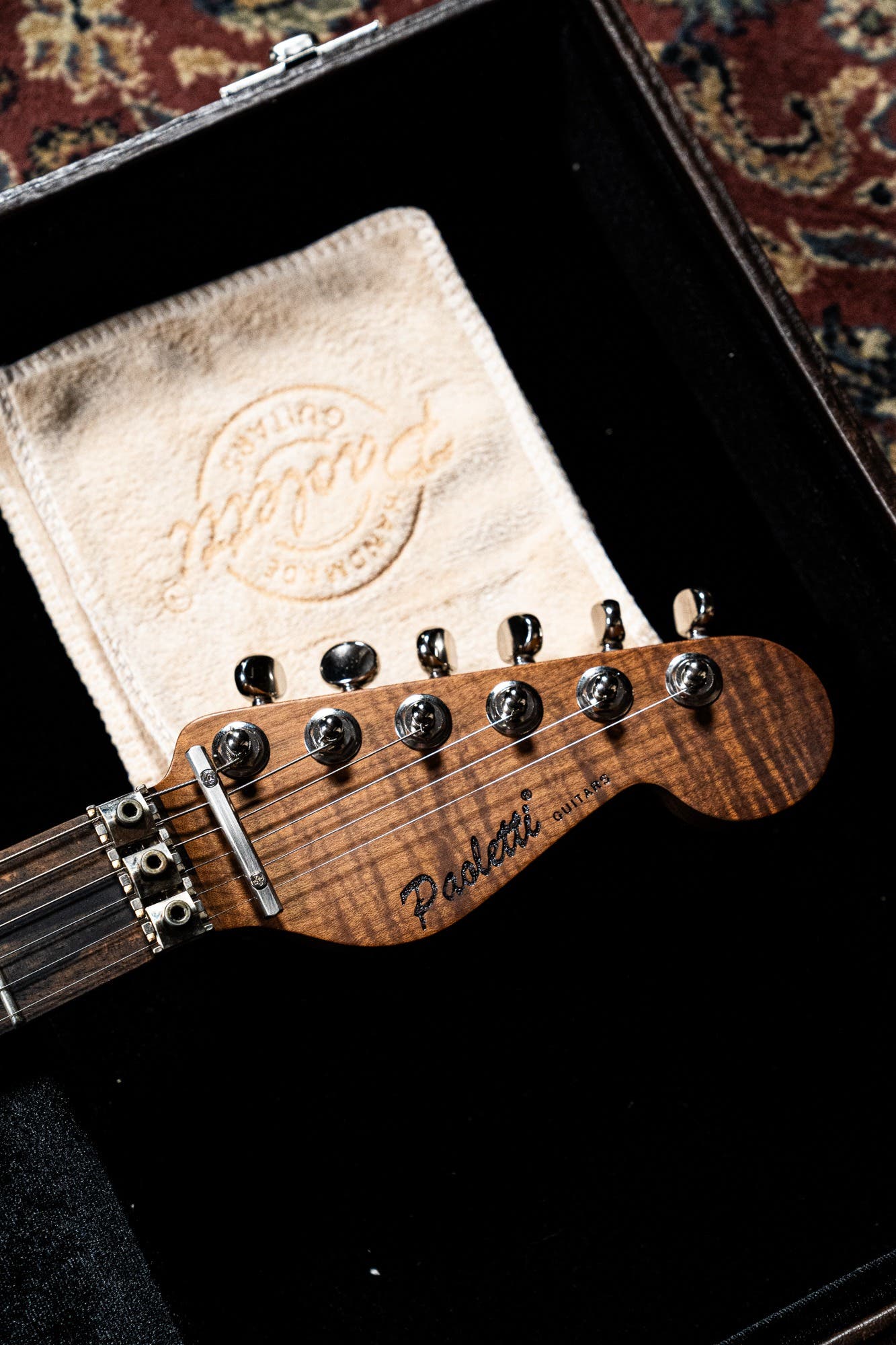 Paoletti Custom Alfa HSS FR - Heavy Deep Blue / Sunburst