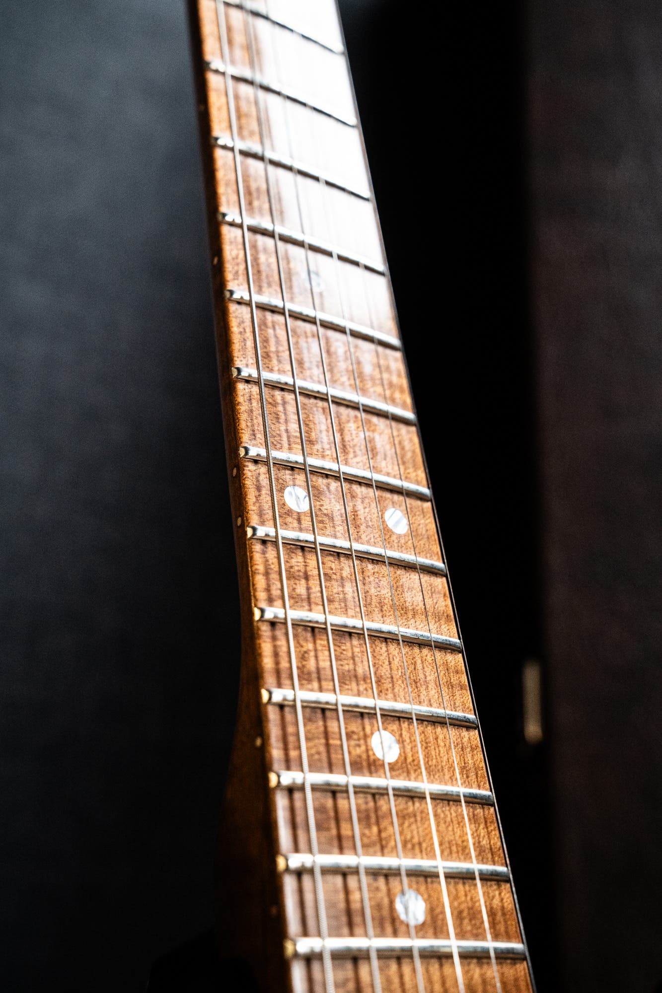 Paoletti Loft Alfa HSS - Flame Maple Neck -  Heavy Deep Blue / Sunburst