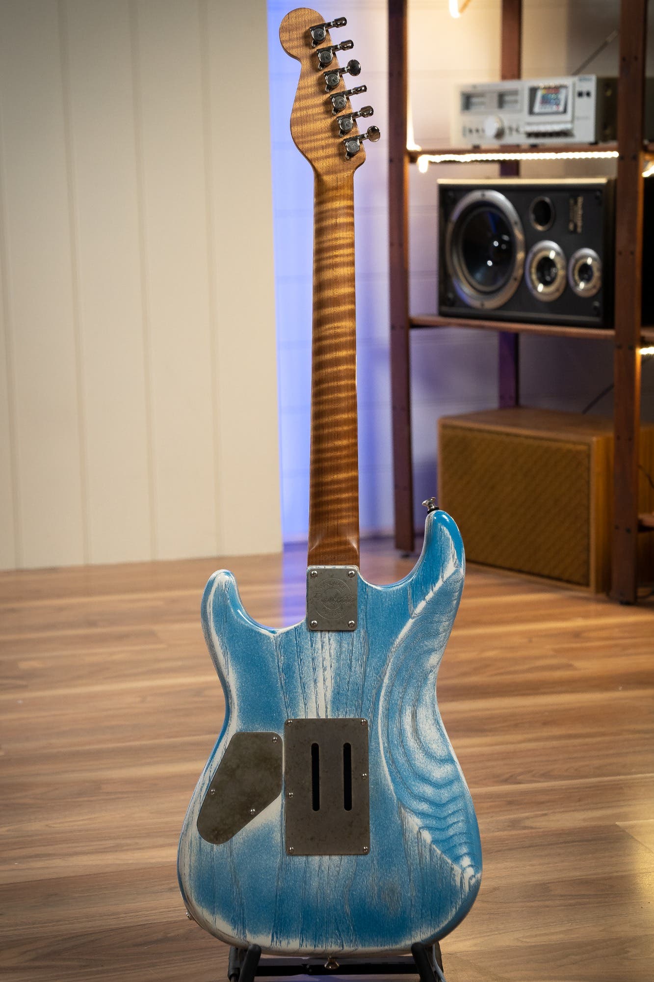 Paoletti Loft Series Alfa HS w/Schaller FR - Dante Heaven / Curly Maple Neck