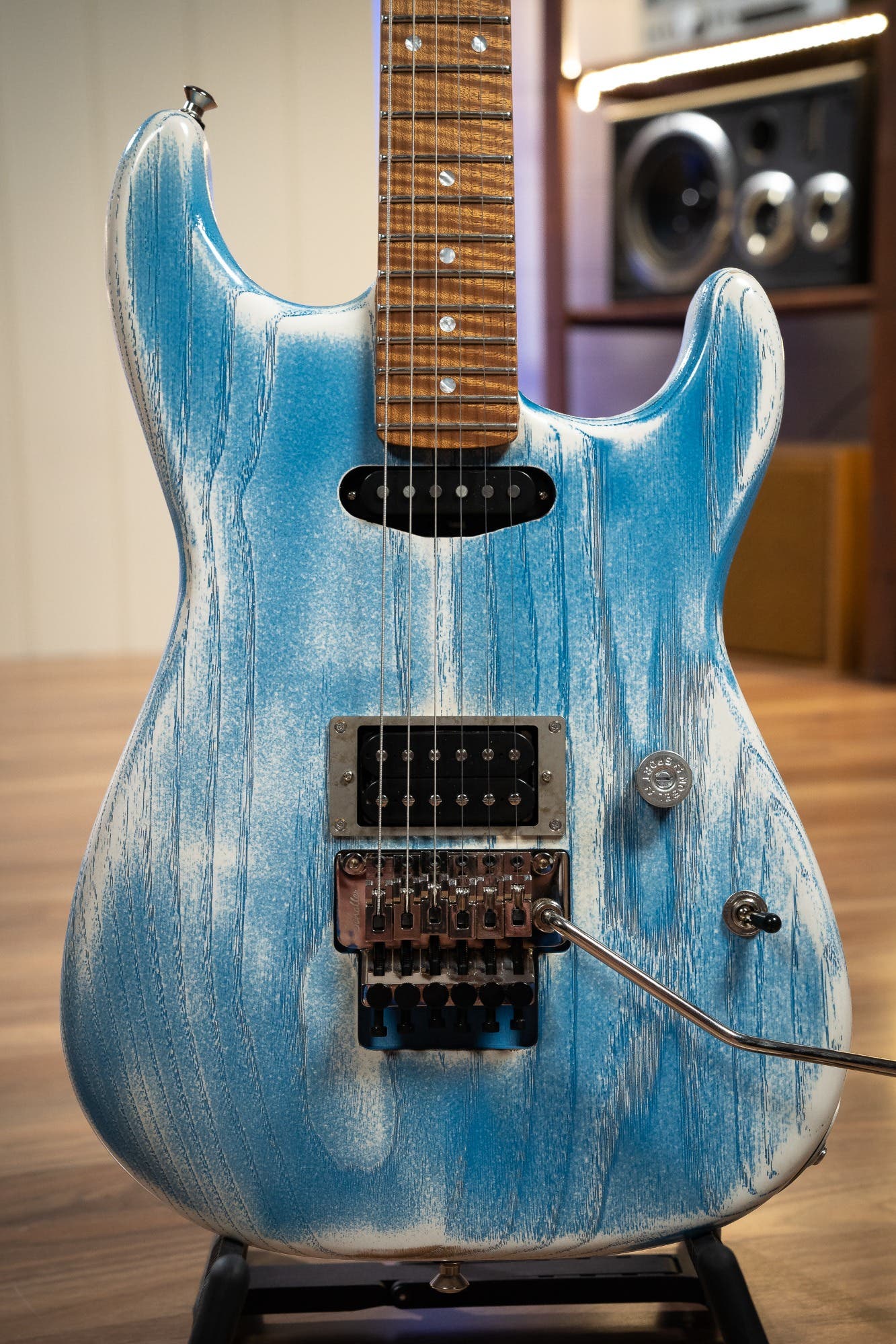 Paoletti Loft Series Alfa HS w/Schaller FR - Dante Heaven / Curly Maple Neck