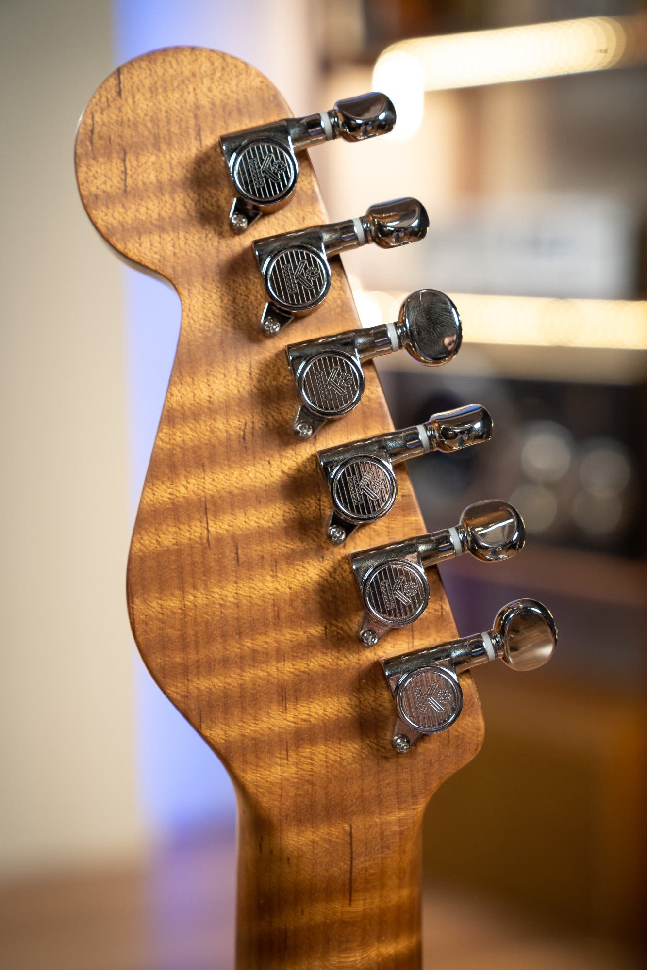 Paoletti Loft Series Alfa HS w/Schaller FR - Dante Heaven / Curly Maple Neck