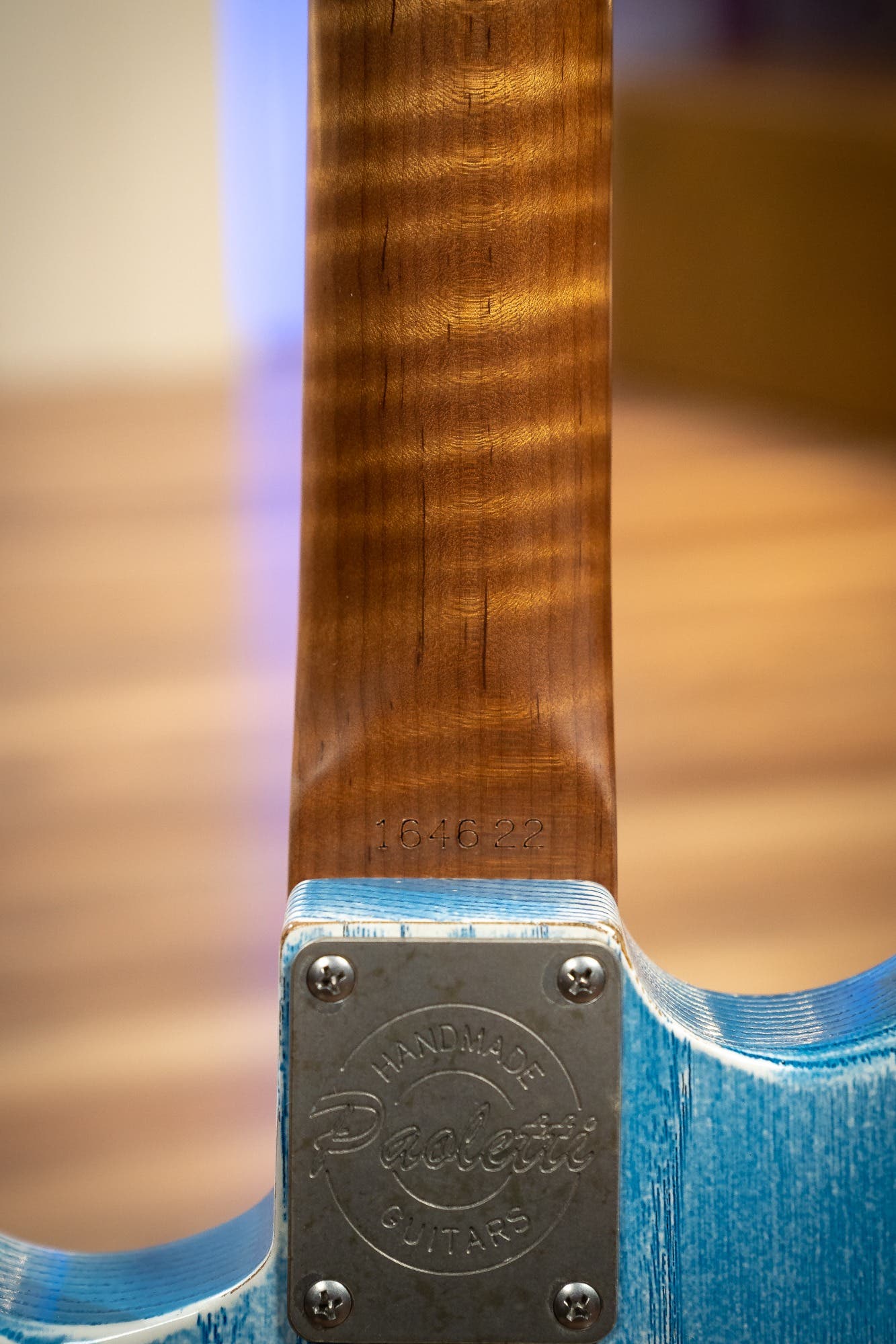 Paoletti Loft Series Alfa HS w/Schaller FR - Dante Heaven / Curly Maple Neck