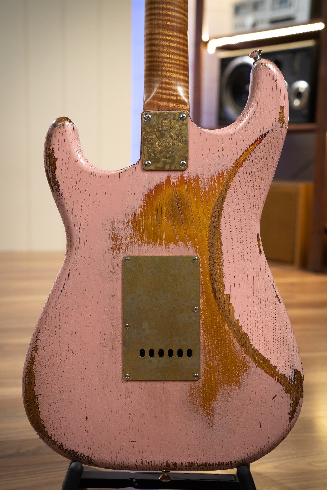 Paoletti Loft Series Alfa HSS - Heavy Pink / Curly Maple