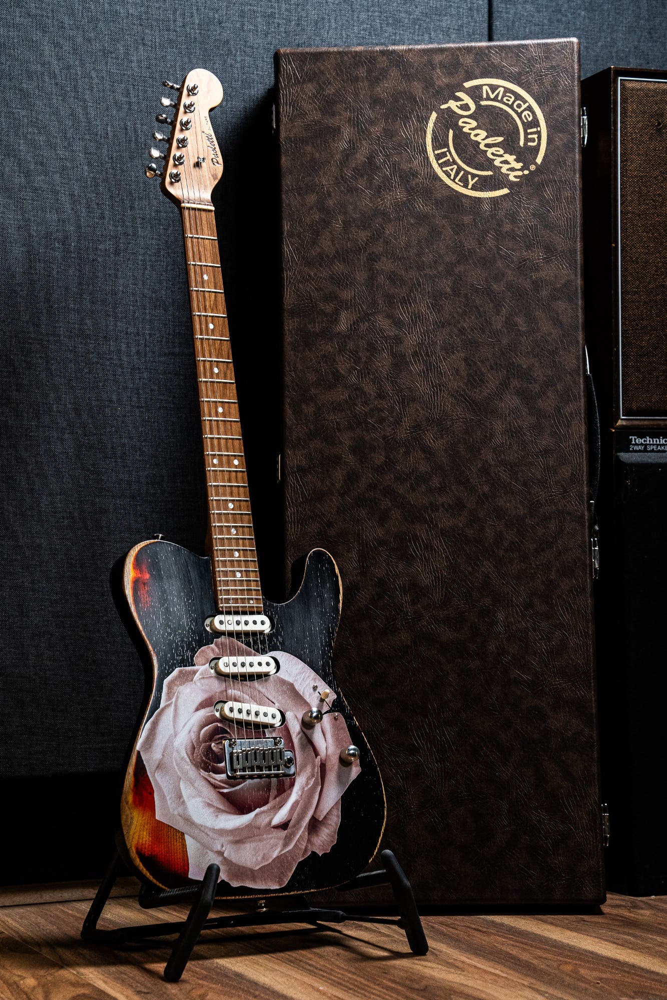 Paoletti Nancy Loft SSS 2 Electric Guitar - Heavy Black (Designed by Dave Kilminster)