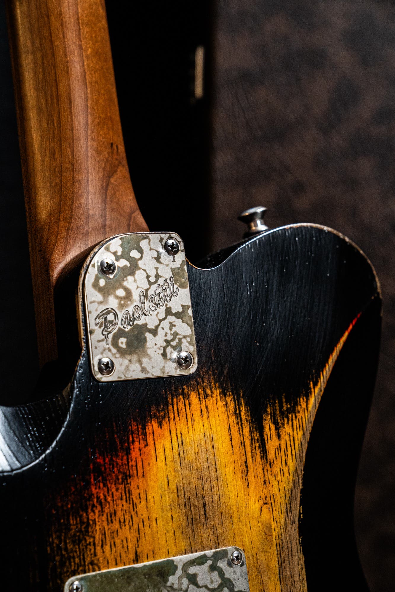 Paoletti Nancy Loft SSS 2 Electric Guitar - Heavy Black (Designed by Dave Kilminster)