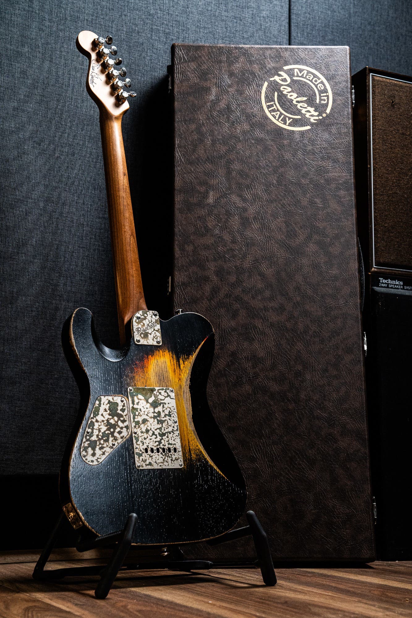 Paoletti Nancy Loft SSS 2 Electric Guitar - Heavy Black (Designed by Dave Kilminster)