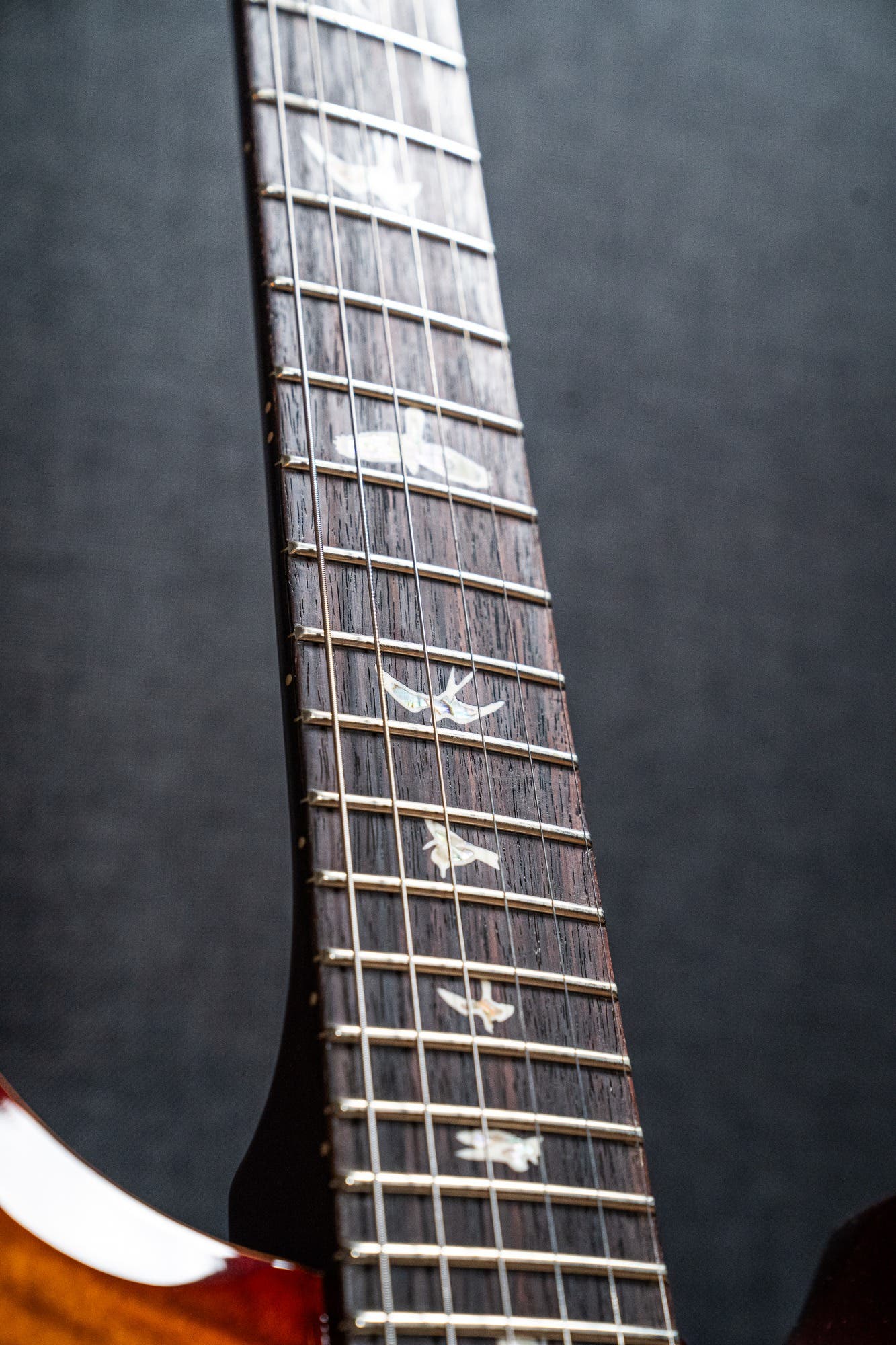 Paul Reed Smith (PRS) Custom 24 w/Pattern Thin Neck - Dark Cherry Burst - 10 Top