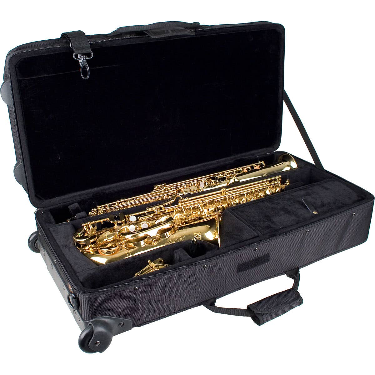 Protec Alto/Soprano Sax CombinationPro Pac W/Wheels PB304SOPWL