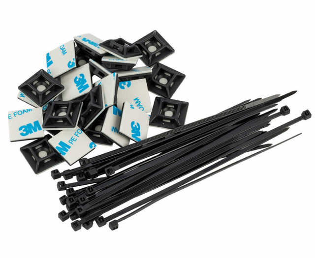 Xtreme PBCM Pedalboard Cable Management (Zipties + Mounts)