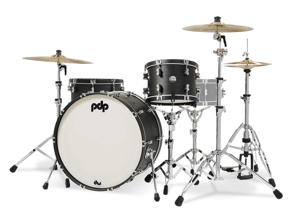 PDP Concept Classic 3-piece Drum Kit - Shell Pack - Ebony Stain
