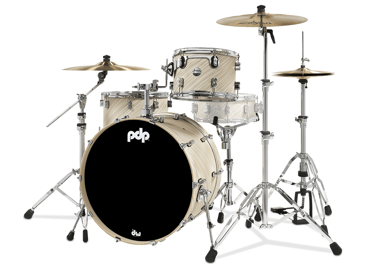 PDP Concept Maple 3-piece Drum Kit - Shell Pack w/HW815 Pack - Twisted Ivory