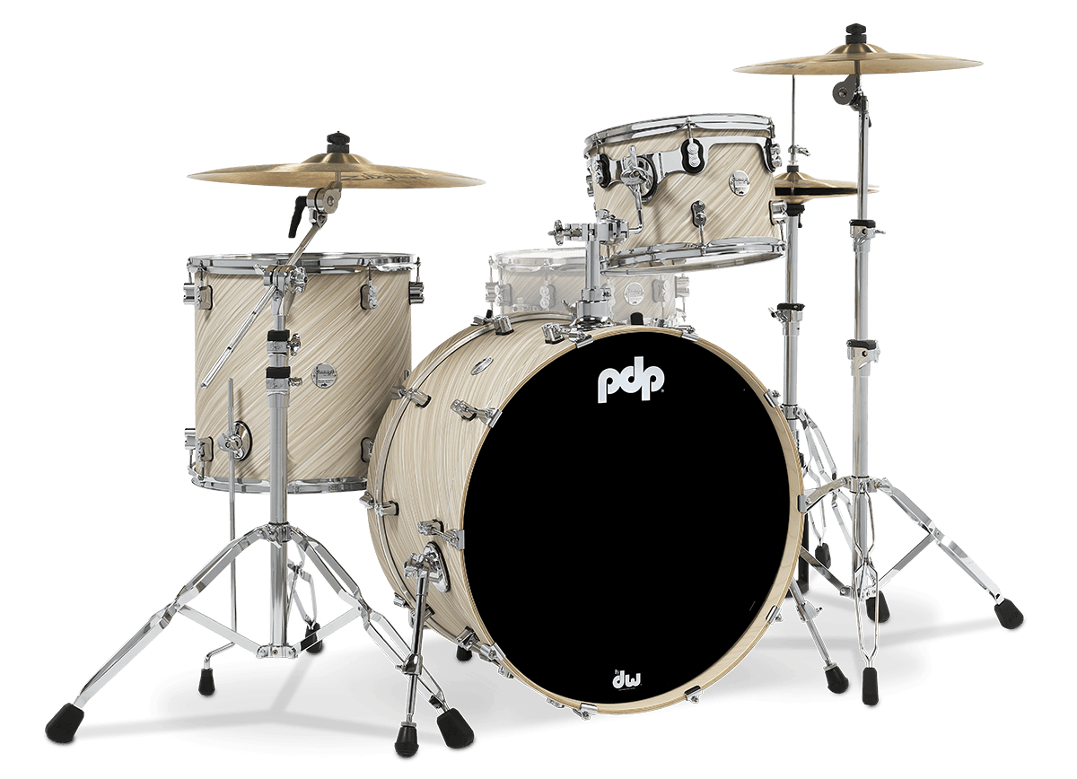 PDP Concept Maple 3-piece Drum Kit - Shell Pack w/HW815 Pack - Twisted Ivory