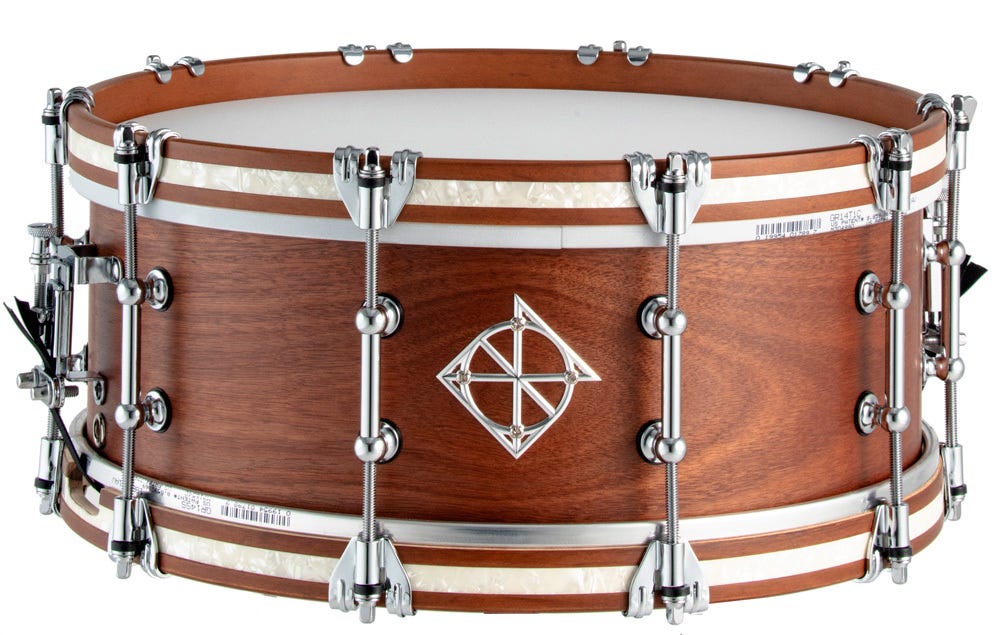 Dixon Artisan Series Australian 14 x 5.5" Rose Gum Snare Drum - Satin Natural