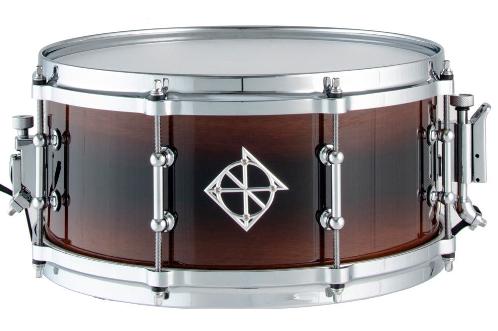 Dixon Artisan Series Australian Rose Gum 13 x 6" Snare Drum - Gloss Vintage Reverse Burst
