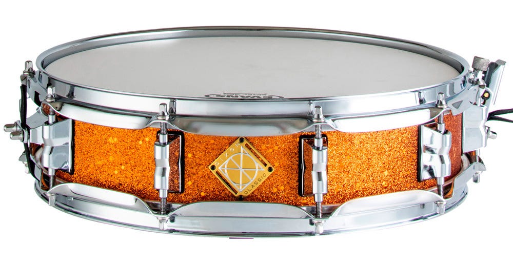 Dixon Classic Series 14 x 3.5" Snare Drum - Orange Sparkle