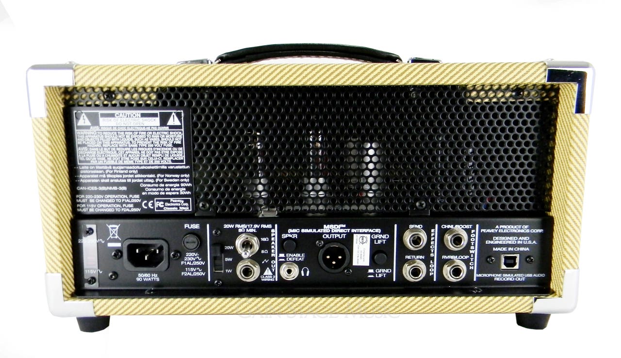 Peavey Classic 20 MH Guitar Amp Head - Tweed