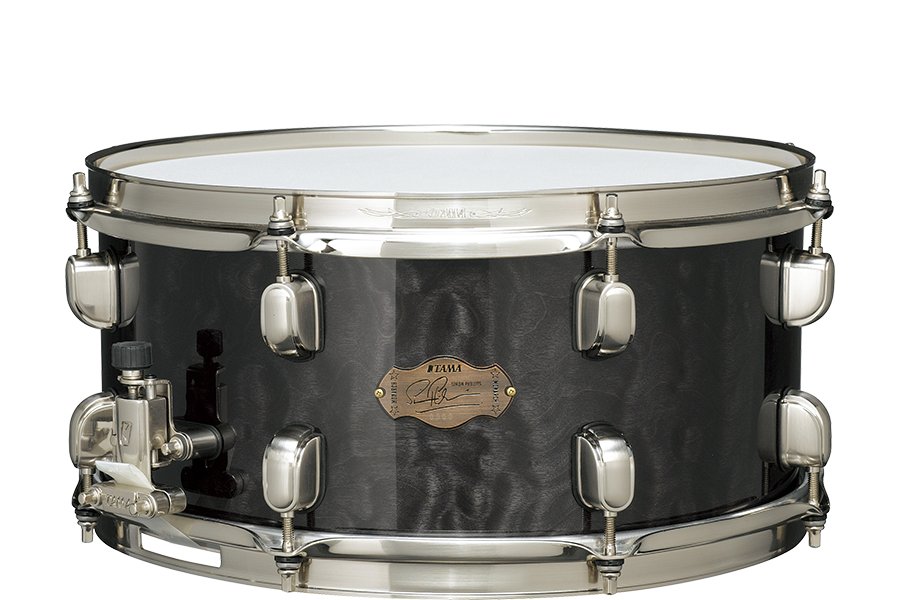 Tama Simon Phillips Signature 14x6.5" Snare Drum - Maple/Bubinga Hybrid Shell