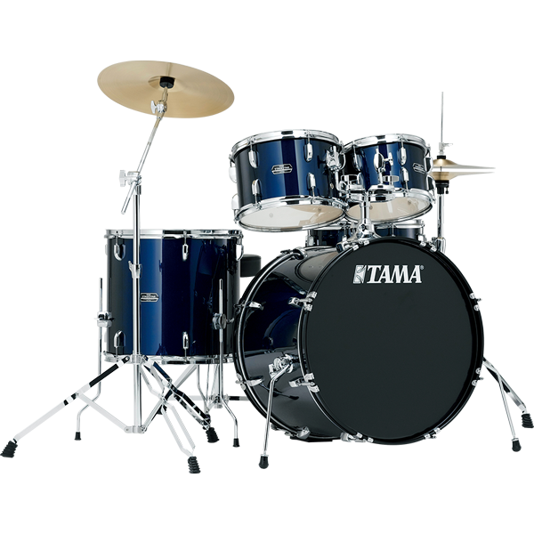 Tama Stagestar SG52KH5C 5pc Drum Kit w/ Cymbals - Dark Blue