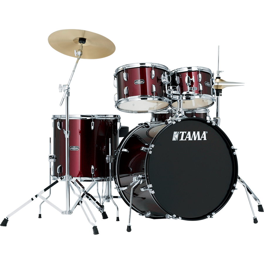 Tama Stagestar SG52KH5C 5pc Drum Kit w/ Cymbals - Wine Red