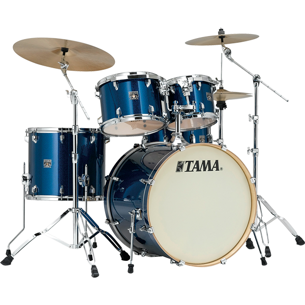 Tama Superstar Classic Maple 4pc Drum Kit w/Hardware - Indigo Sparkle