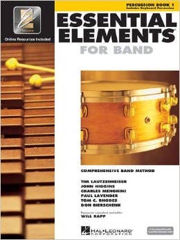 essential elements for band Book 1 Percussion (HAL LEONARD)