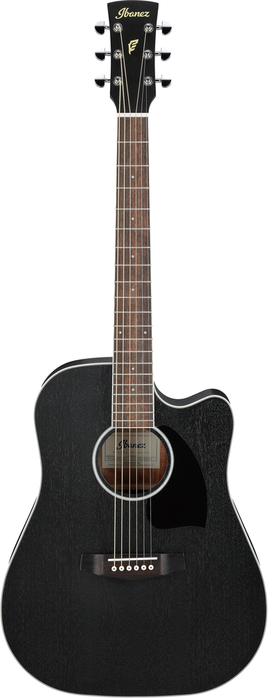 Ibanez PF16MWCEWK Electric Acoustic Guitar - Weathered Black Open Pore