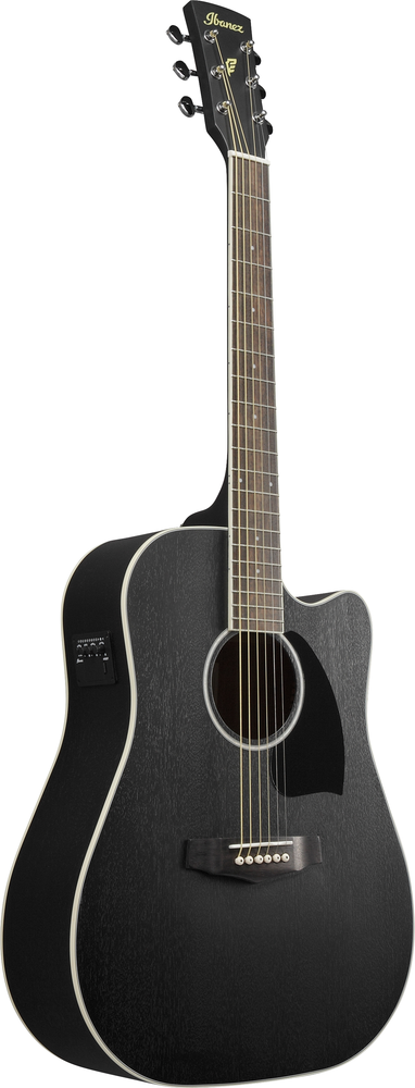 Ibanez PF16MWCEWK Electric Acoustic Guitar - Weathered Black Open Pore