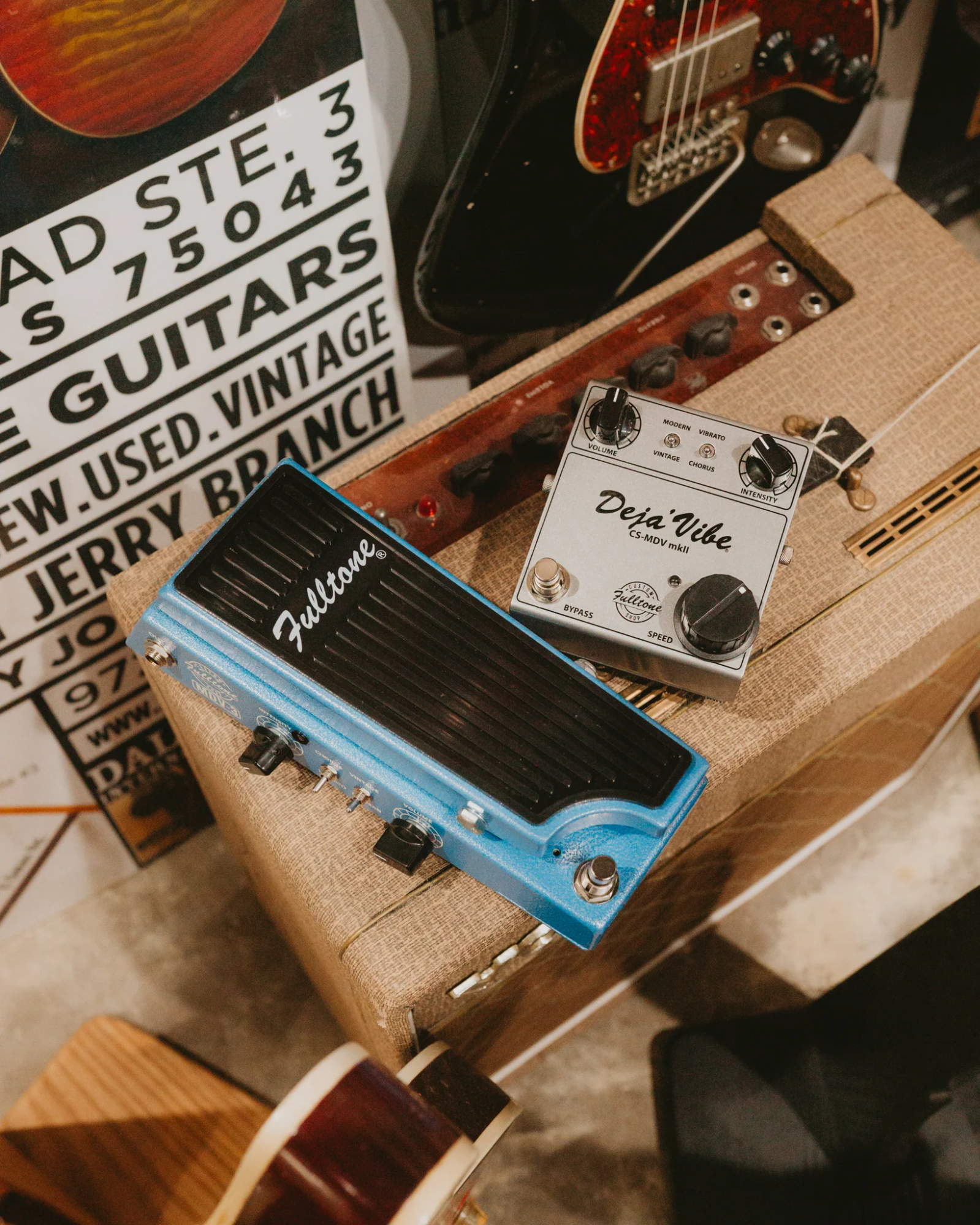 Fulltone CS MDV MKII Custom Shop Modded MINI Univibe Pedal