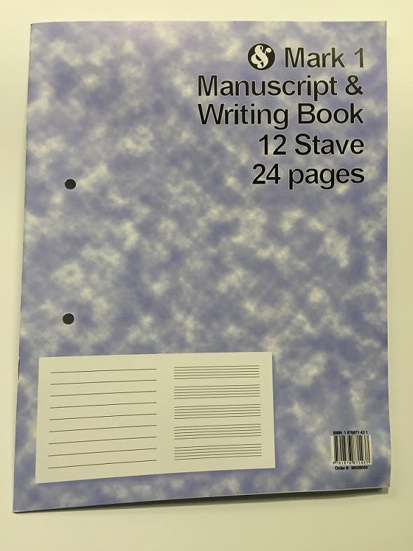 Manuscript And Writing Bk 12St 24Pg
