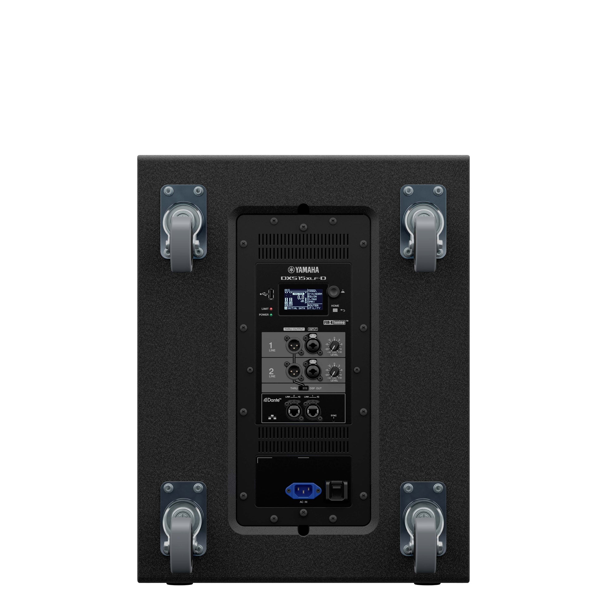 Yamaha DXS15XLF-D 15" Powered Subwoofer w/Dante Connectivity