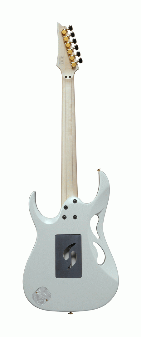 Ibanez PIA3761 SLW Steve Vai Signature Model Guitar w/Case - Stallion White