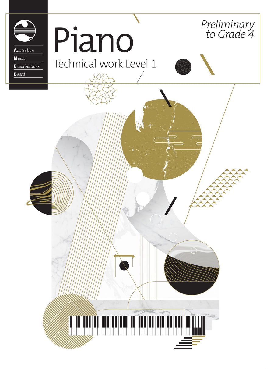 AMEB Piano Technical Work Level 1 2018 (Preliminary to Grade 4) / AMEB