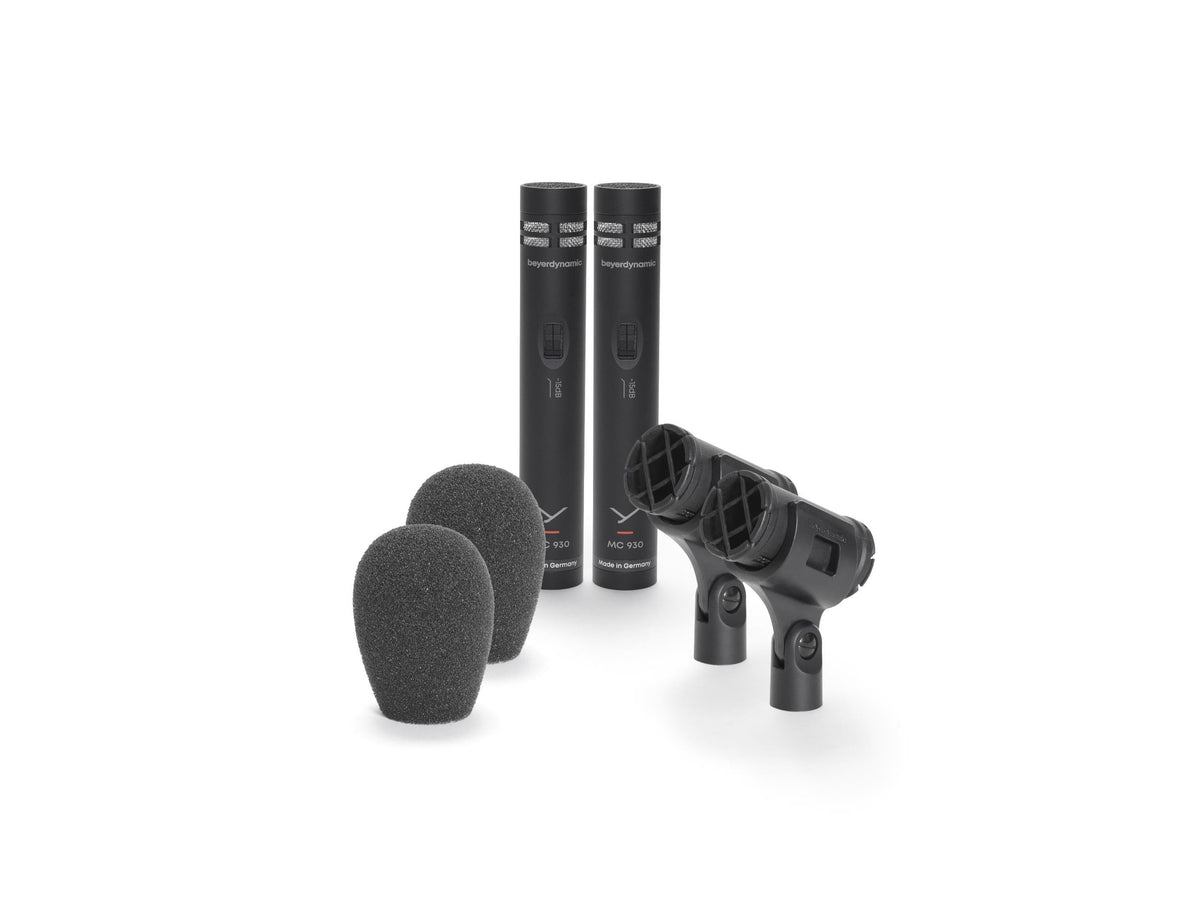 BeyerDynamic MC 930 STEREO SET Studio True Condenser Microphone - Matched Stereo Set