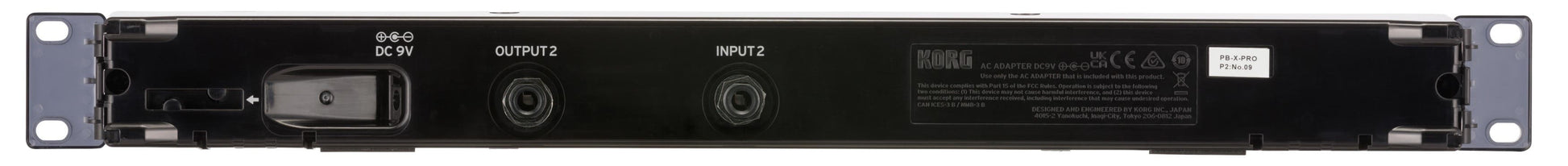 Korg Pitchblack X PRO Rackmount Tuner