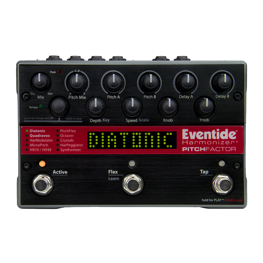 Eventide PitchFactor Pitch Shifting + Delay Pedal