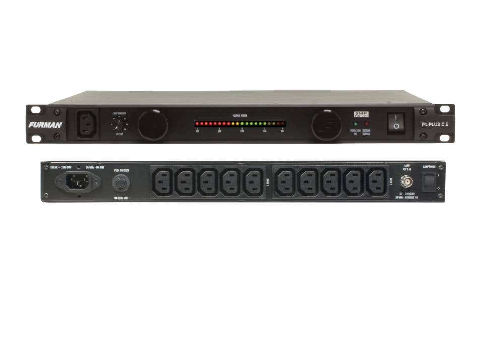 Furman PL-PLUS CE Power Conditioner w/lights & Voltmeter (PLPLUS CE)