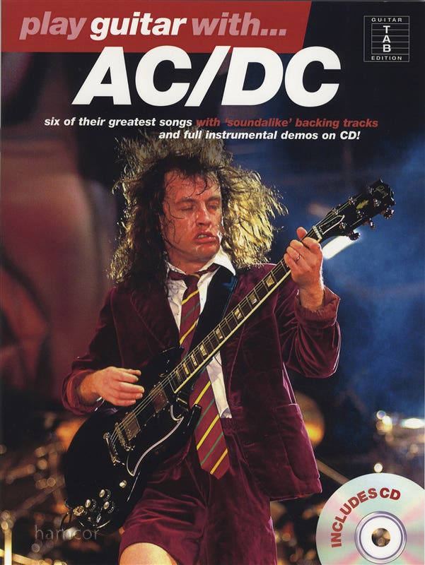 Play Guitar With Ac/Dc Gtr Tab Bk/Cd