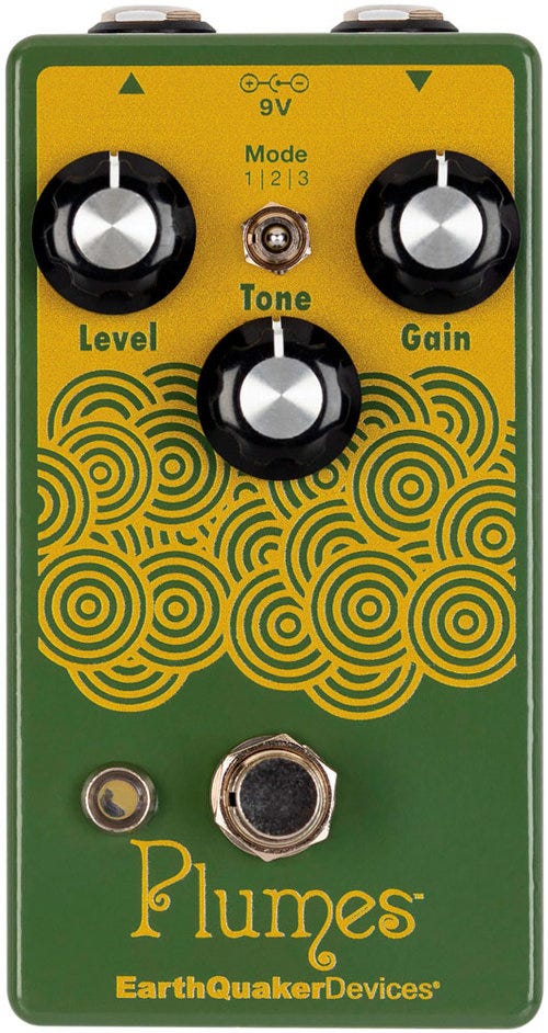 EarthQuaker Devices Plumes Overdrive Pedal