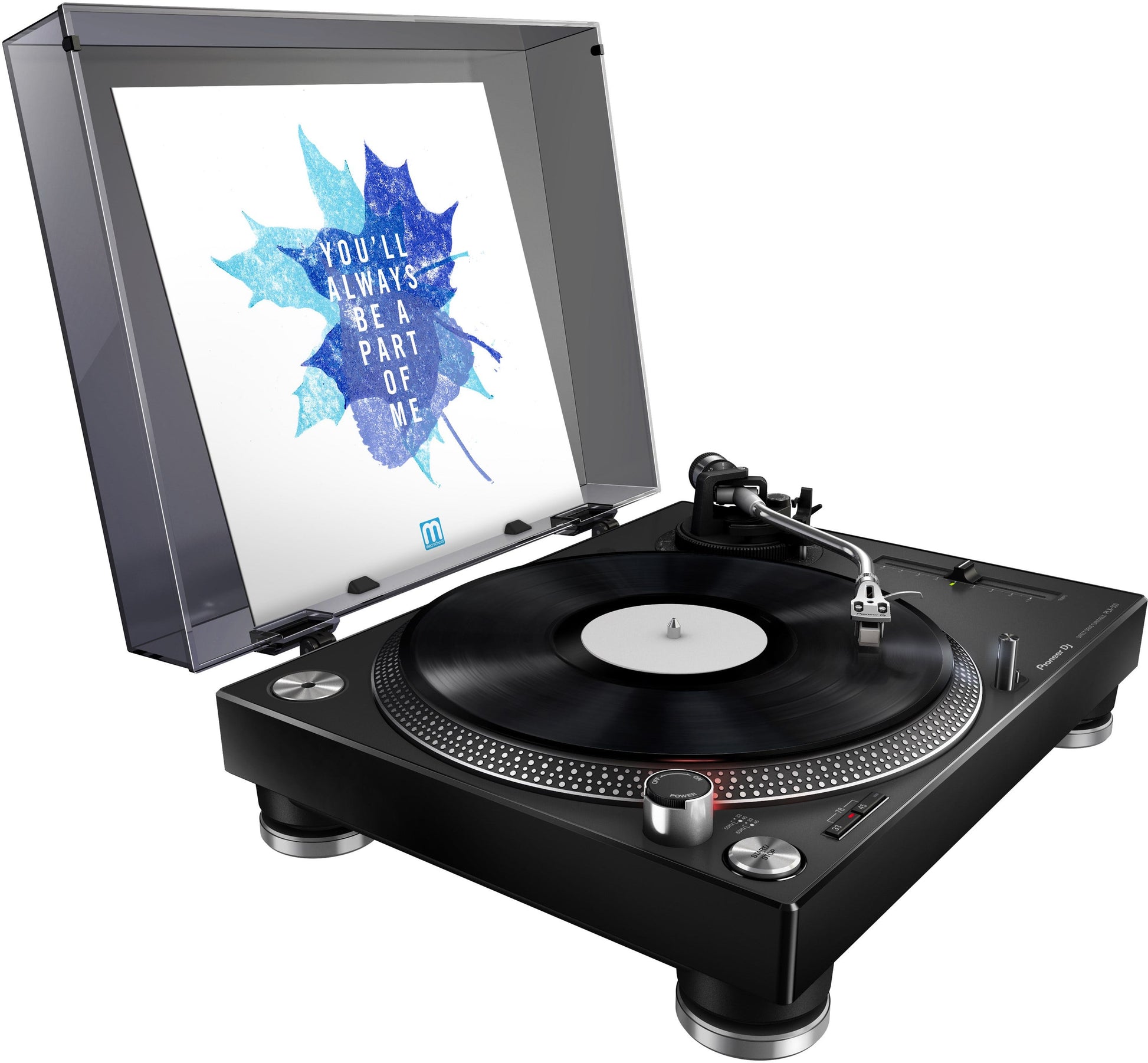 Pioneer PLX-500 High-torque Direct Drive Turntable - Black