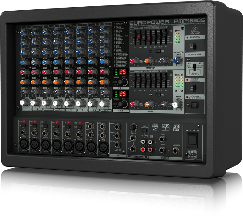 BEHRINGER EUROPOWER PMP1680S POWERED MIXER