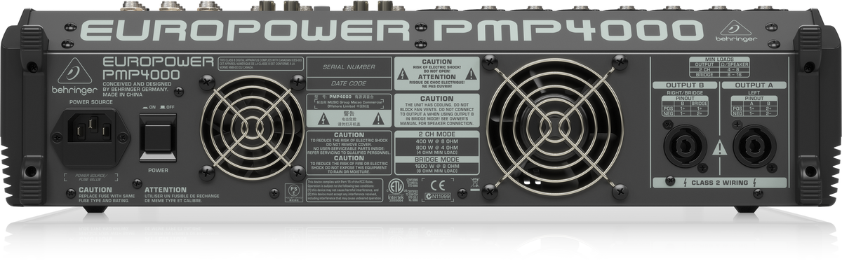 Behringer EuroPower PMP4000 Powered Mixer
