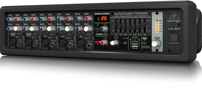 BEHRINGER EUROPOWER PMP550M PWRED MIXER