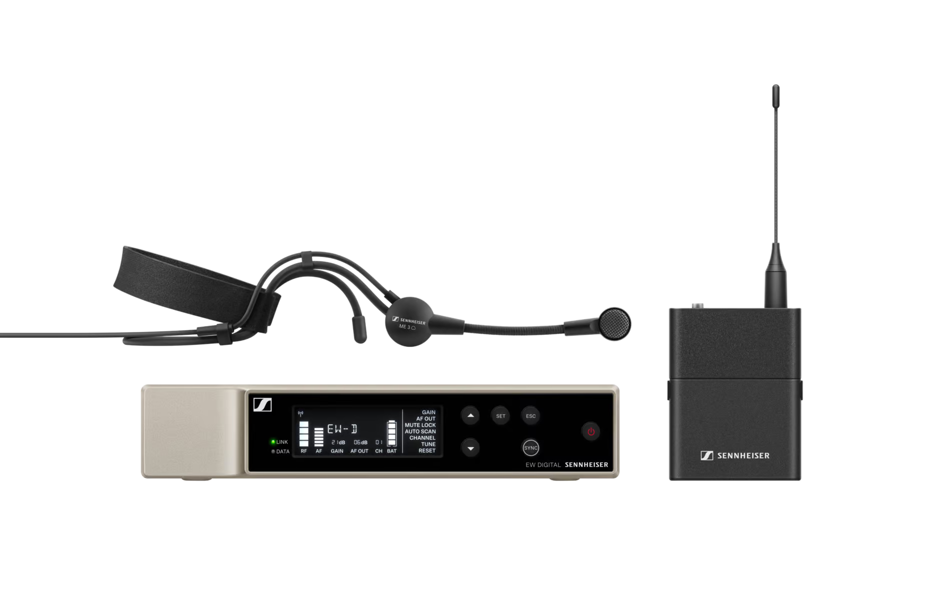 Sennheiser EW-D ME3 Wireless Headset Mic Set (Y1-3)