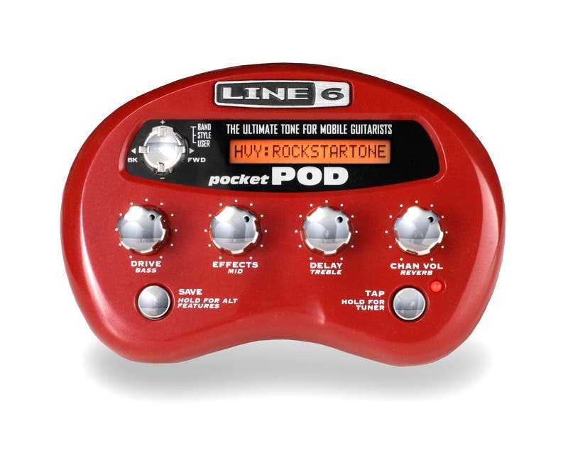 Line 6 Pocket Pod Mini Battery-Powered Effects Processor w/ USB