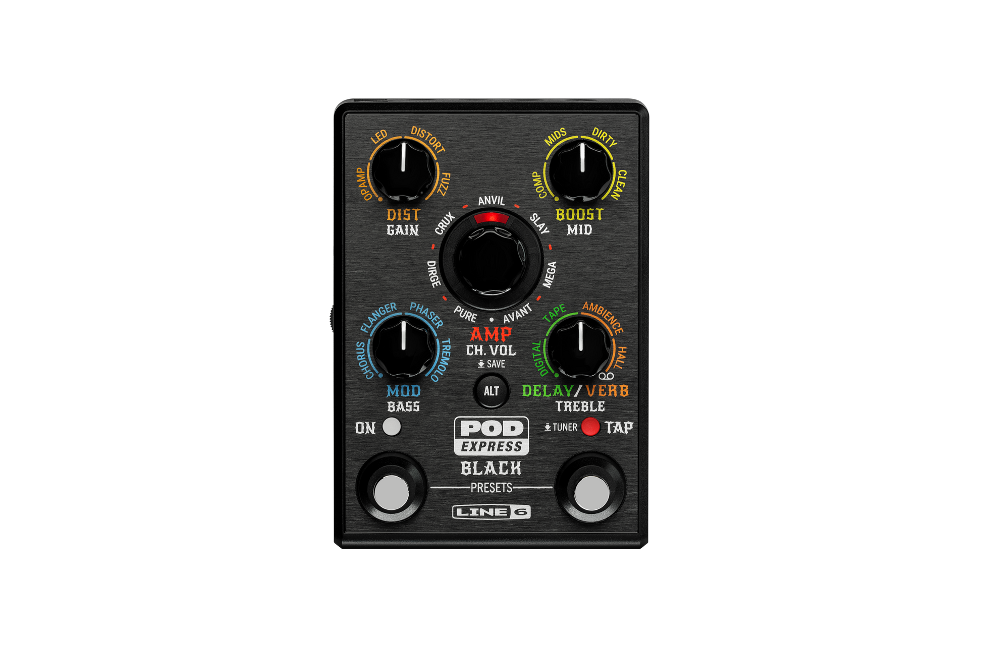 Line 6 POD Express BLACK Hi-Gain Multi-Effects Pedal