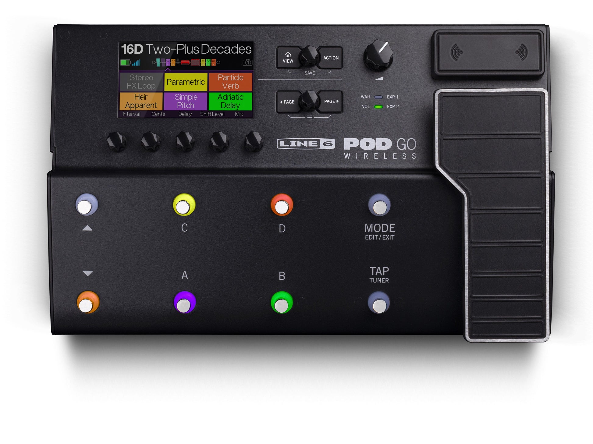 Line 6 POD GO Wireless Multi Effect Unit w/built in Guitar Wireless System
