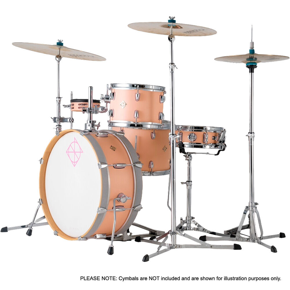 Dixon Little Roomer Series 5-Pce Drum Kit - Peach Fuzz Finish