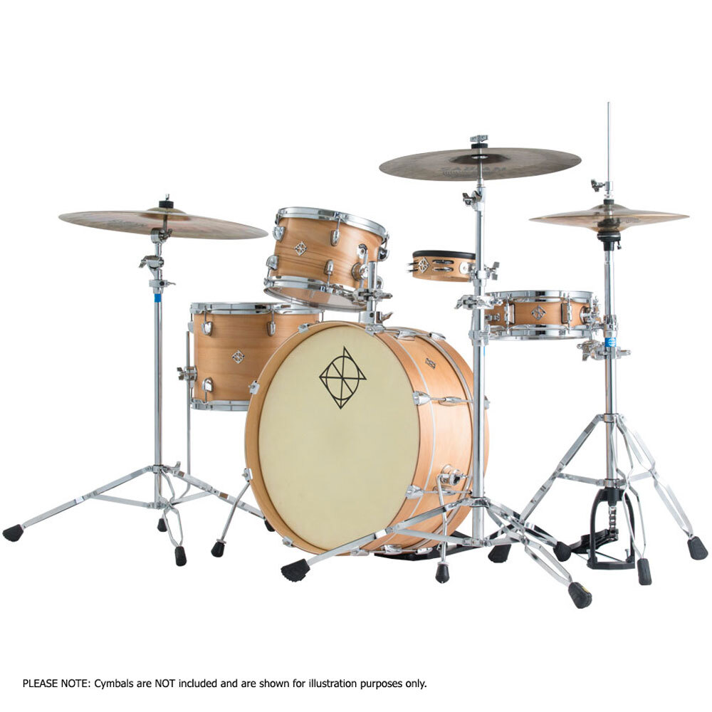 Dixon Little Roomer Series 5-Pce Drum Kit - Satin Natural Finish