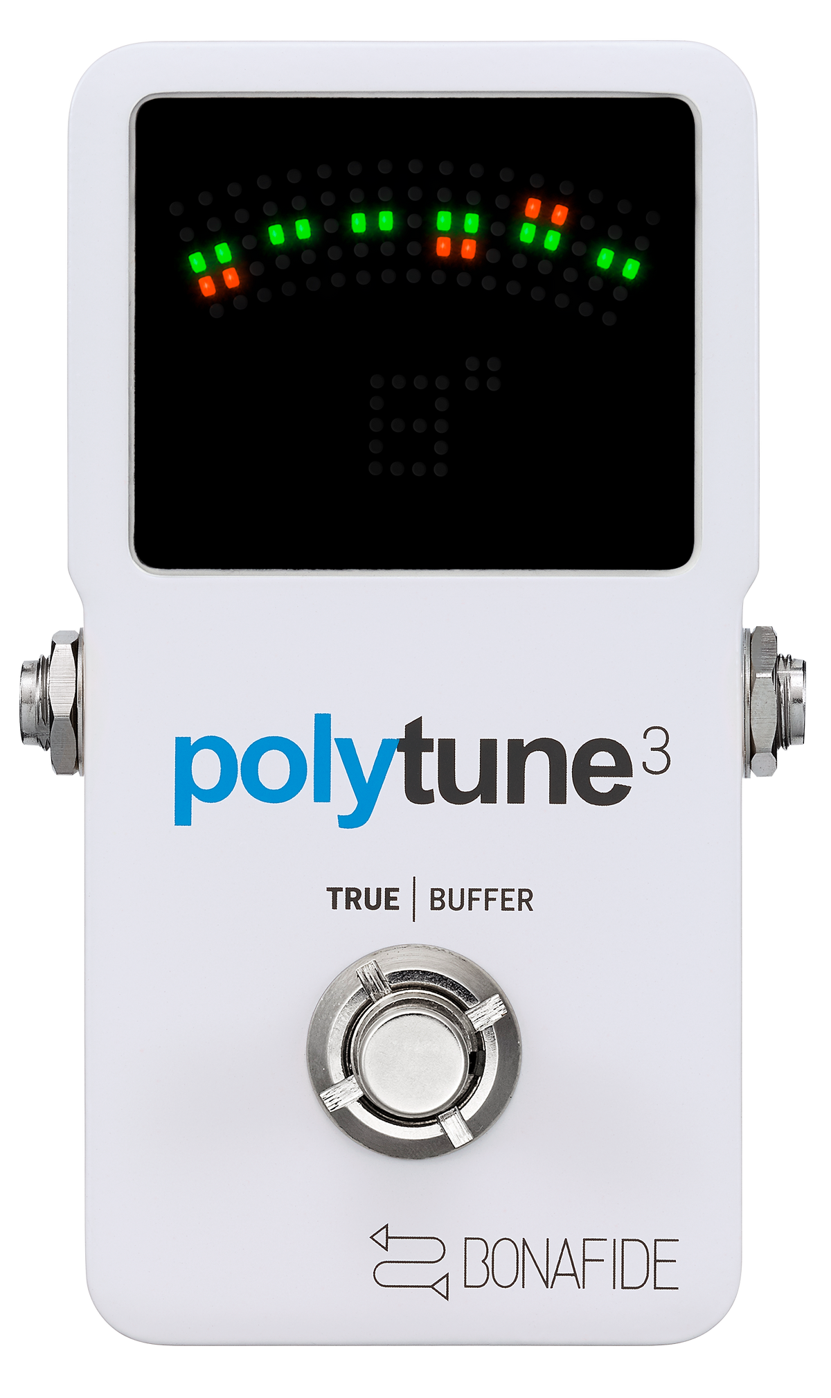 TC Electronic PolyTune 3 Polyphonic LED Guitar Tuner Pedal w/Buffer