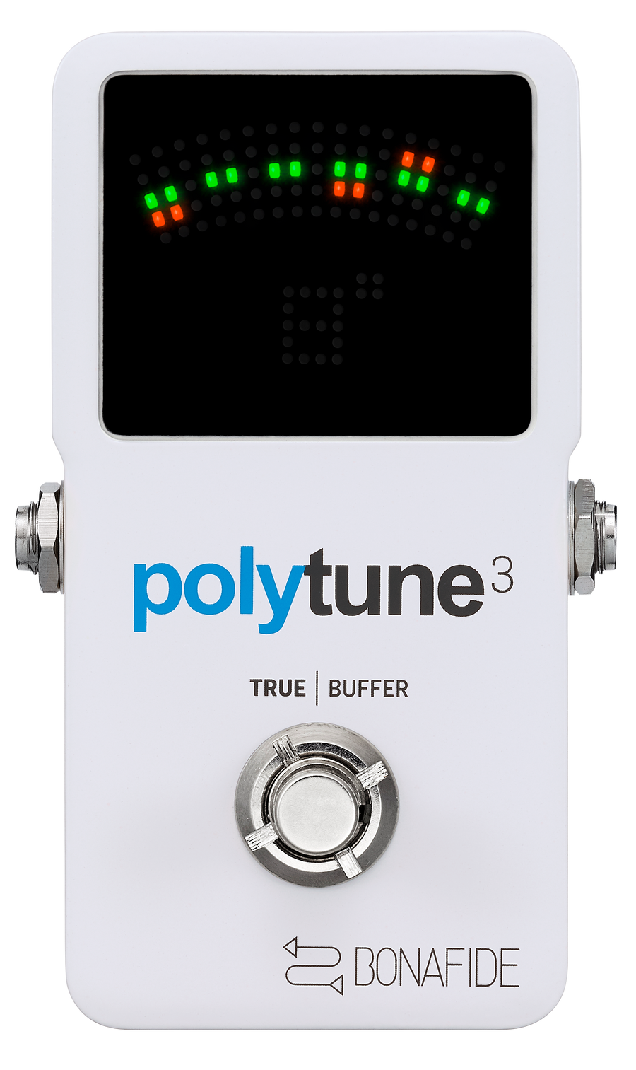TC Electronic PolyTune 3 Polyphonic LED Guitar Tuner Pedal w/Buffer
